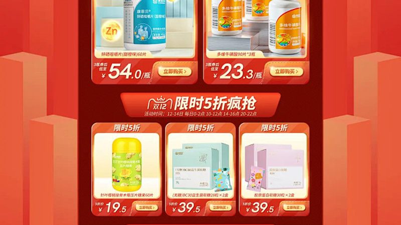 小标题：行业趋势：健康意识提升，功能性保健品受青睐